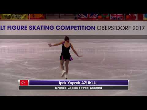 Ipek Yaprak Azuklu. Oberstdorf 2017. Bronze Ladies I - Free Skating. 10 place