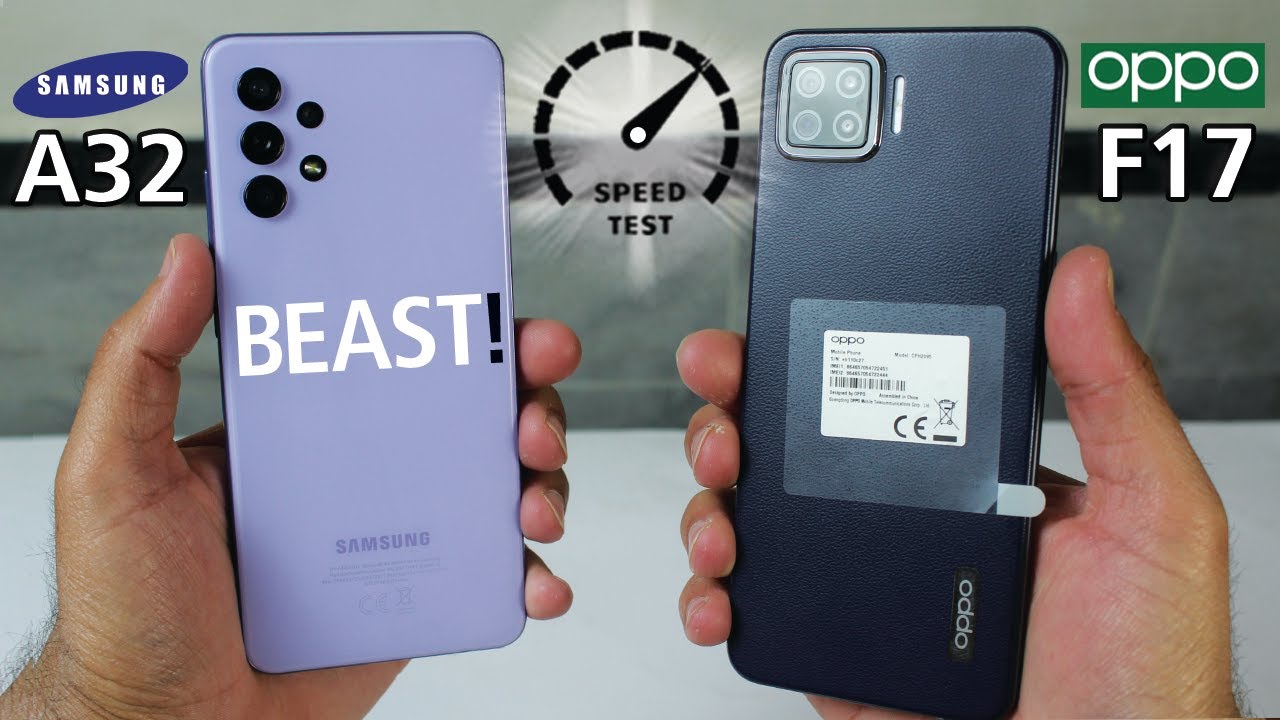 Samsung Galaxy A32 vs Oppo F17 - Speed Test! *WOW*🔥