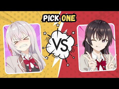 "Choose Only One Waifu: Make Your Decision! 🌟💕"