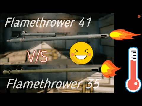 Flamethrower 41 vs Flamethrower 35 Enlisted