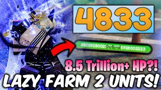 LAZY FARM in Gauntlet Mode (4,800+ Seconds) | 2 Units Only! | All Star Tower Defense Roblox