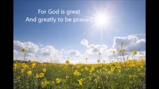 Sing unto the Lord a new song