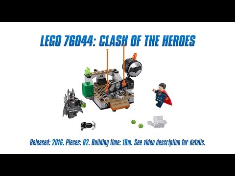 Vidéo LEGO DC Comics 76044 : Le combat des Héros