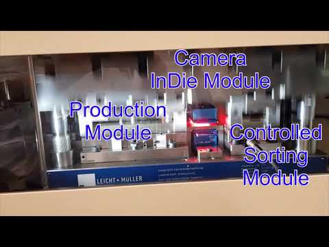 Vision System checks and sorts in stamping die at 1000ppm