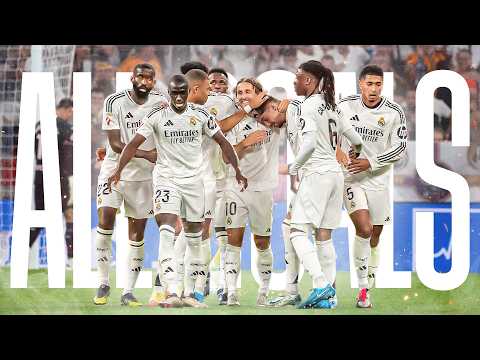 ¡Todos los GOLES del REAL MADRID en LALIGA 2024/25! 🤍