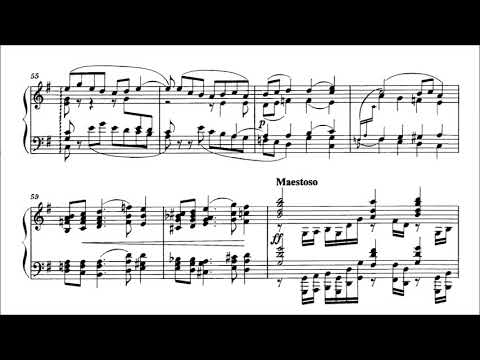 Mily Balakirev - Nocturne no. 2 in D major (1901) [Score]