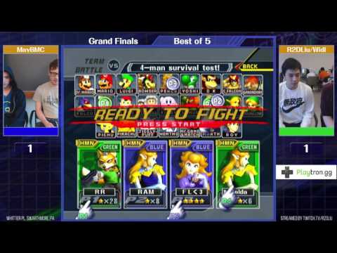 Event Match 12: Mayb & BMC (Peach/Peach) vs R2DLiu & Widl (Fox/Sheik) - Grand Finals