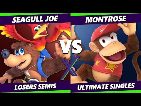 S@X 484 Losers Semis - Seagull Joe (Diddy Kong, Banjo, Simon) Vs. Montrose (Diddy Kong) SSBU