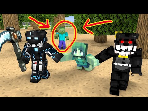 Rescue Zombie Girl From The Strangers - Minecraft Animation Epic