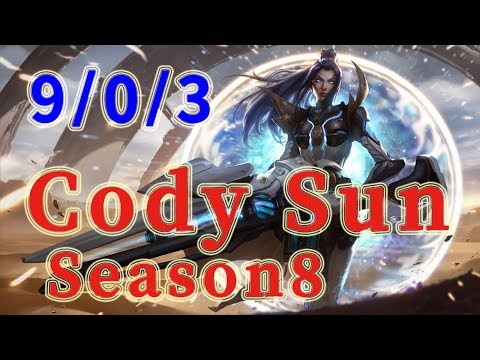 100 Thieves Cody Sun Caitlyn ADC vs Varus Patch 8.7