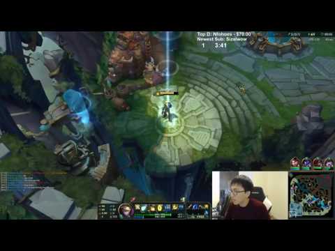 League Of Legends S7 — Doublelift as Ezreal Lulu vs Jhin Annie Bot  Ranked Gameplay
