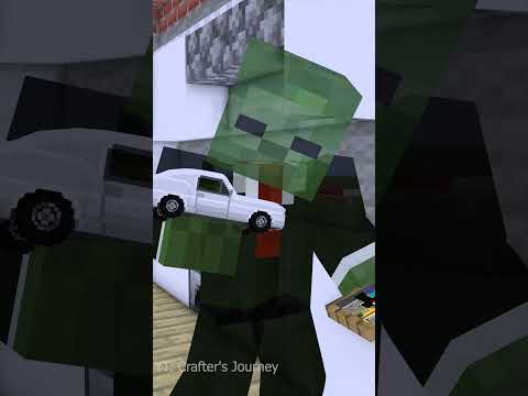 Heartwarming Minecraft Shorts: Ghost Dad Stays Close to Baby Zombie | Monster School Story #shorts