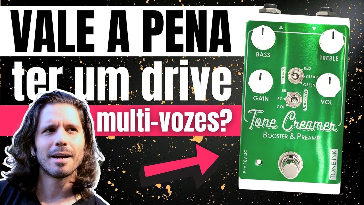 Vários OVERDRIVES CLÁSSICOS em um pedal! | Tone Creamer | Tone Ink