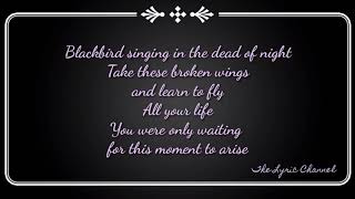 Blackbird Lyrics - Sarah Mclachlan