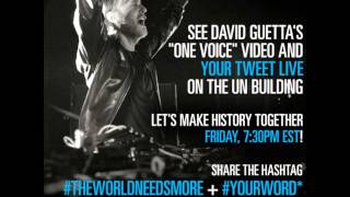 David Guetta ft Mikky Ekko One Voice Lyrics