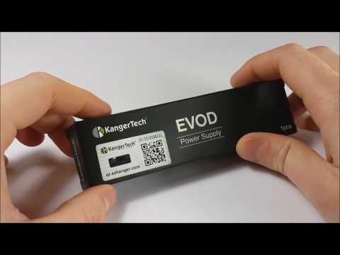 Part of a video titled Kangertech EVOD Battery. How to use instructions. - YouTube