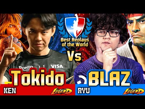 🔥BLAZ vs TOKIDO — Ryu vs Ken | Best Matches of the Year 4/10🔥Street Fighter 6 High Level