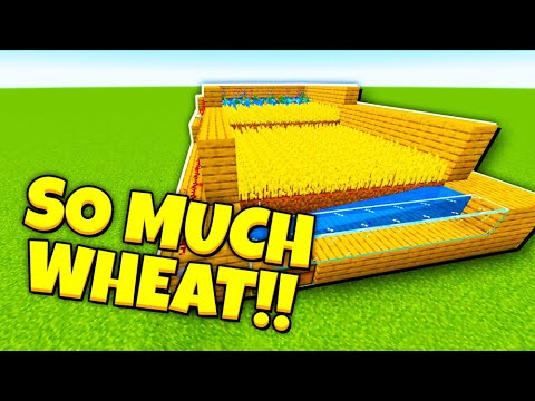 How to Make an Automatic Wheat Farm (SUPER QUICK MINECRAFT TUTORIAL)