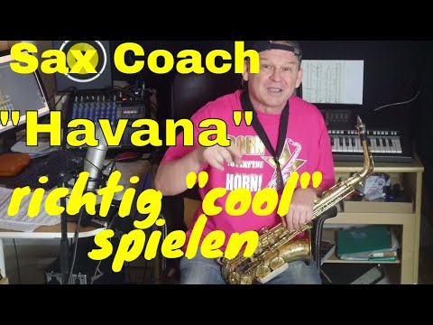 Alt Sax Lesson 🎷" HAVANNA" lernen-Anfänger-Backingtrack/Playalong/Sheets/Noten  Sax Coach