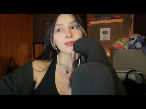 ASMR TO FEEL EXTRA SLEEPY ????  up close whispers, hand sounds, trigger words, perfume, plucking etc