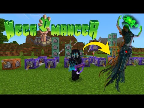 Necromancer ☠️ Power in Minecraft Bedrock using Command Blocks