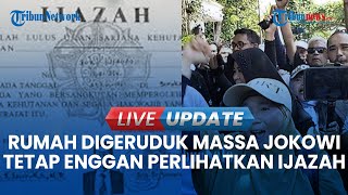 VIDEO Rumah Didatangi TPUA, Jokowi Tetap Ogah Tunjukkan Ijazah Asli: Ini Alasannya