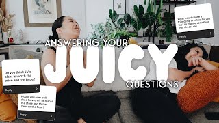 answering some of your juicy personal, plant and friendship questions feat. @youdontevengrowhere