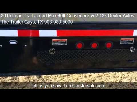 2015 Load Trail / Load Max 40ft Gooseneck w 2-12k Dexter Axl