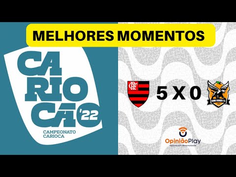 MELHORES MOMENTOS DE FLAMENGO 5 X 0 NOVA IGUAÇU - SEXTA RODADA CAMPEONATO CARIOCA 2022