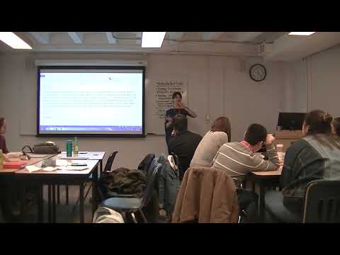 ウィニペグ大学語学学校の授業風景
