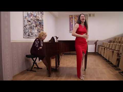Вольницкая Виктория.  "Коснулась я цветка" сл. В. Немировича-Данченко, музыка Цезаря Кюи.