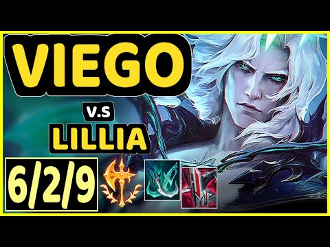 VIEGO vs LILLIA - 6/2/9 KDA JUNGLE GAMEPLAY - EUW Ranked DIAMOND