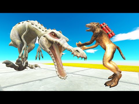 Dynamite Werewolf vs Monsters - Animal Revolt Battle Simulator