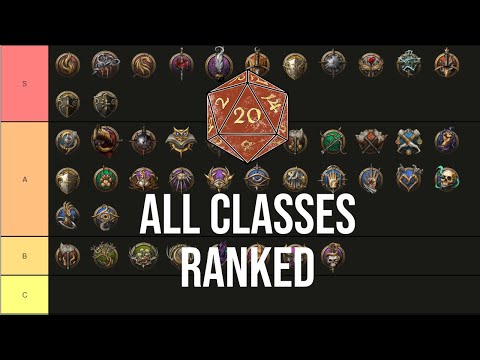 BG3 Class Tier List