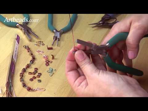 Artbeads Quick Tutorial - Making Triangle Jump Rings with Wubbers Pliers