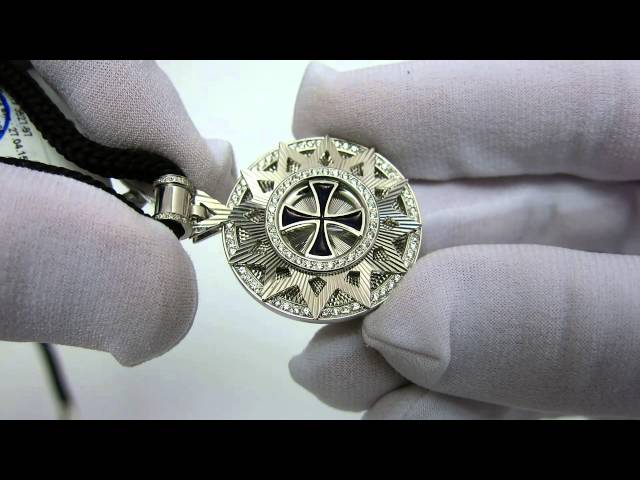 Серебряный кулон "Звезда Эрцгаммы" ксх5 Видеообзор