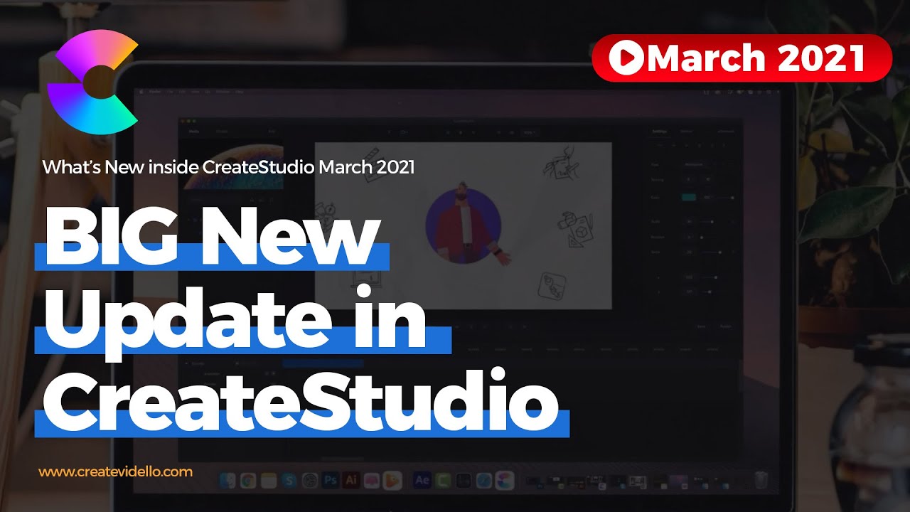 CreateStudio Doodle Animation 🎉 Big new update in CreateStudio v1.9.0 March 2021
