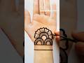 Simple Easy Beautiful Front Hand Arabic Mehndi Design ️ Mehndi Shorts Ytshort Mehndi Viral
