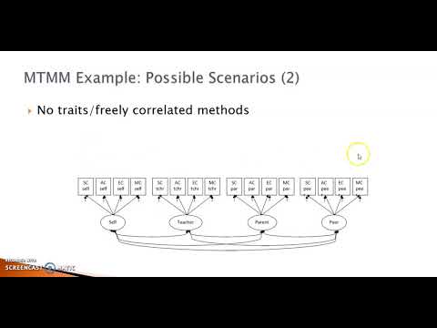 Validity, CFA, and They together in MTMM