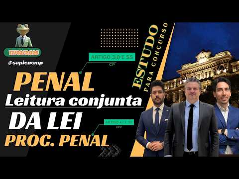 ⚖️Direito Penal:  Estudo DIRIGIDO PARA CONCURSO -  art. 318 E e ss - Lei COMENTADA | Batendo a FGV