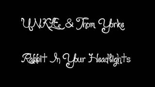 UNKLE and Thom Yorke - Rabbit In Your Headlights (with lyrics)