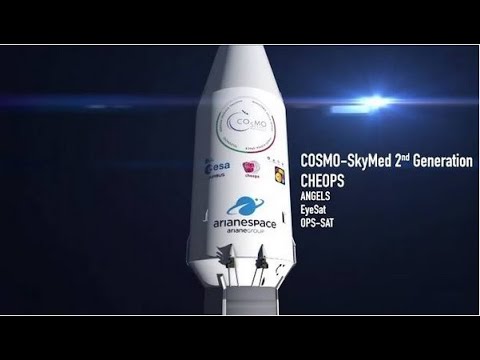 Arianespace Flight VS23 / COSMO-SkyMed 2nd Generation, CHEOPS, ANGELS, EyeSat, OPS-SAT