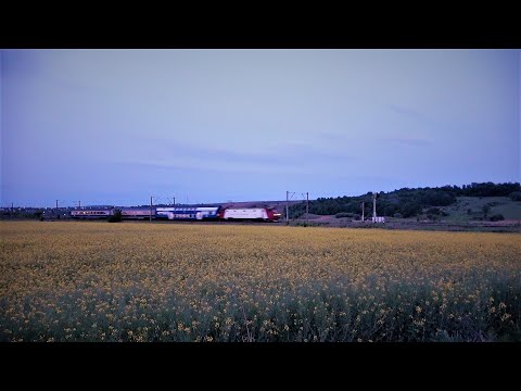 [4K] CFR Calatori Regio trains near Lespezi, from Dawn to Dusk [May, 2020]