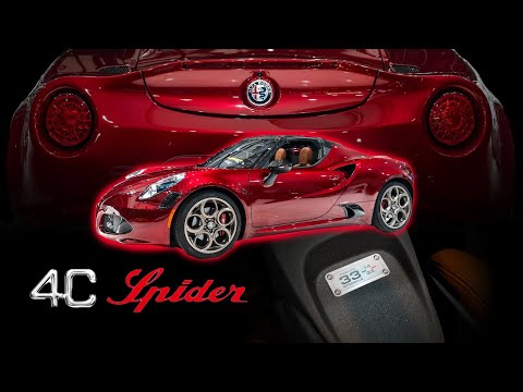 2020 Alfa Romeo 4C Spider 33 Stradale Tributo | 14 of only 33 Produced | Cinematic + ASMR