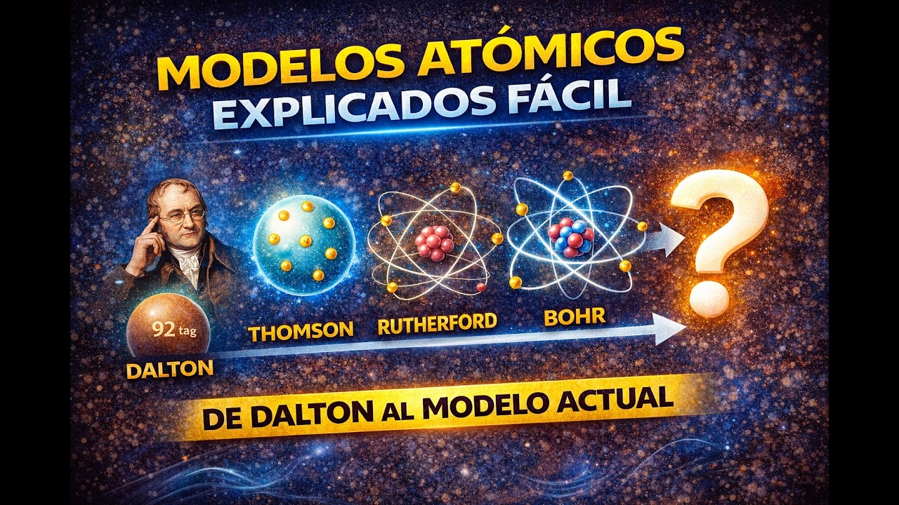 Resumen de los principales modelos atomicos y el modelo atomico actual