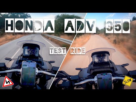 Honda ADV 350 2022 | Test Ride [4K RAW Onboard]