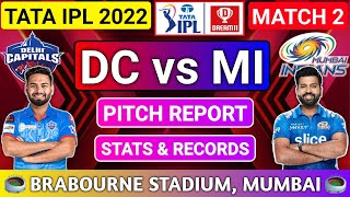 brabourne stadium pitch report, brabourne stadium mumbai pitch report, dc vs mi pitch report