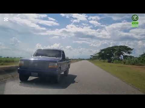 Sistema de Riego Las Majaguas estado Portuguesa. Paisaje productivo de caña de azúcar. 