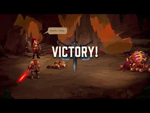 Battle Chasers: Nightwar - how to level up 18 levels with 2 characters with 1 fight