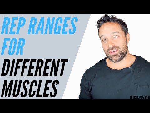 Rep Ranges For Different Muscles